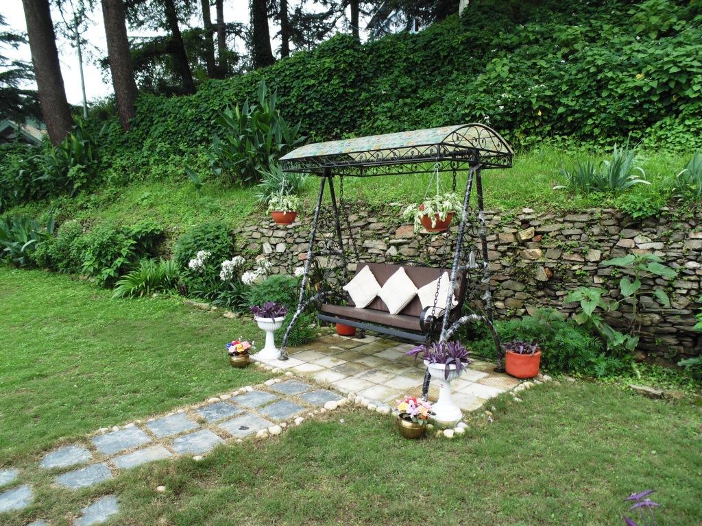 A view of Cottage showing outside seating-area